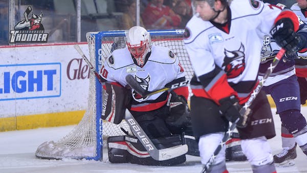 GOALTENDER EVAN CORMIER RETURNS ON LOAN TO THUNDER