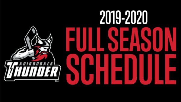 THUNDER RELEASE FULL SCHEDULE FOR 2019-20 SEASON