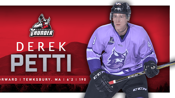 Derek Petti Returns to Adirondack