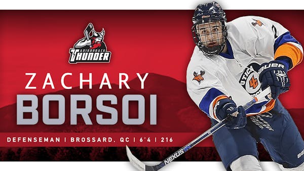 Utica College's Zachary Borsoi Turns Pro With Thunder