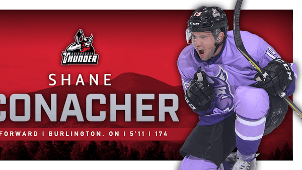 Forward Shane Conacher Re-Joins Adirondack