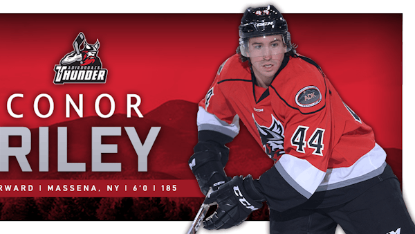 Forward Conor Riley Makes Return to Thunder
