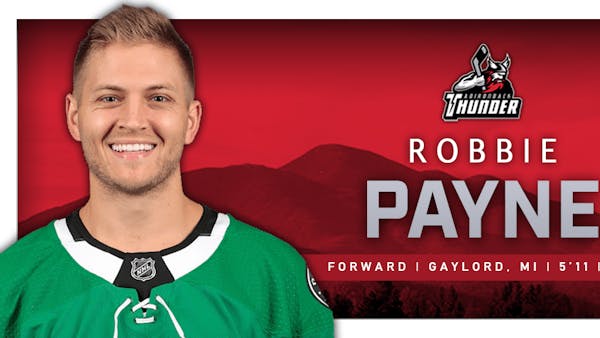 Thunder Add Forward Robbie Payne