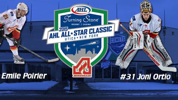 JONI ORTIO AND EMILE POIRIER NAMED 2015 AHL ALL-STARS