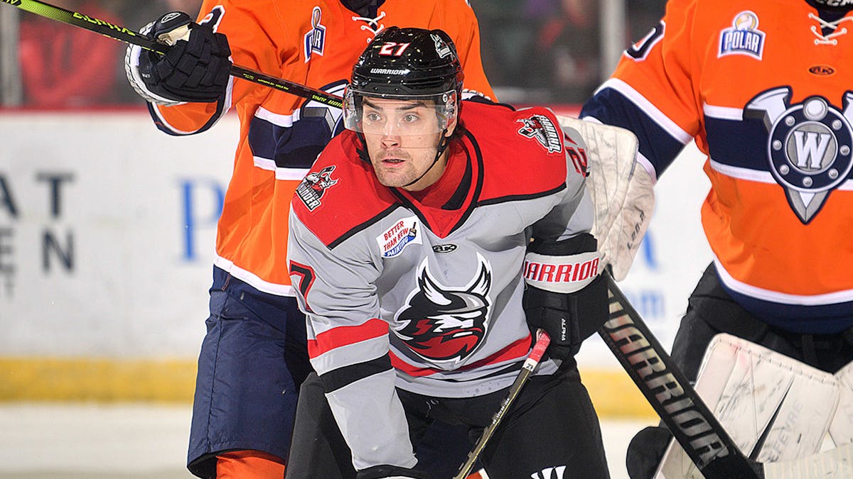 PARENT SCORES TWICE IN 4-3 WIN OVER RAILERS