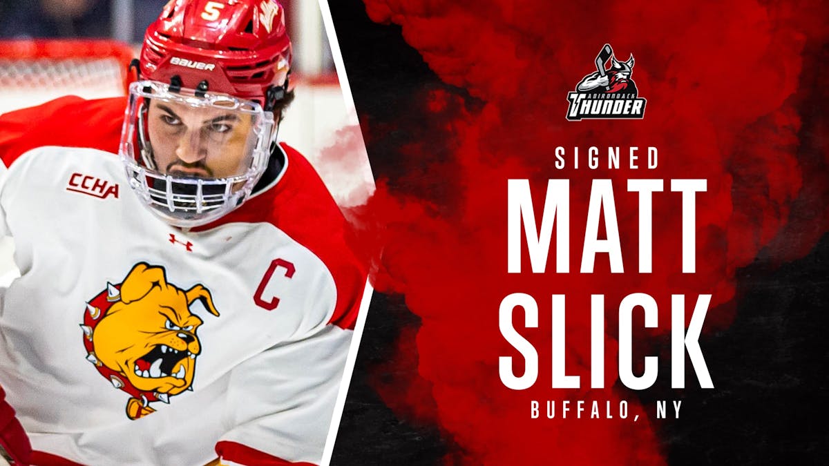 THUNDER SIGN FERRIS STATE CAPTAIN MATT SLICK