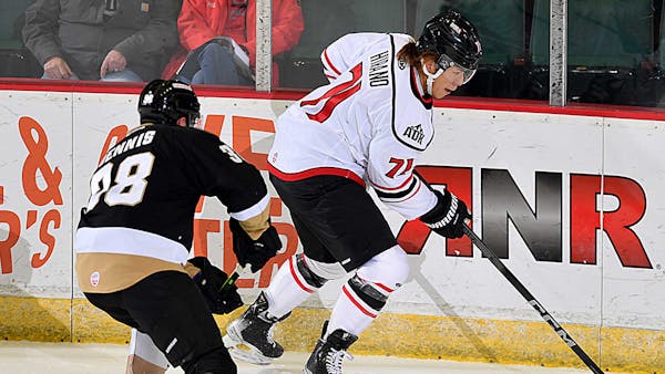 ASHBROOK SCORES TWICE IN 5-3 WIN OVER GROWLERS