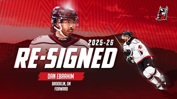 THUNDER RE-SIGN FORWARD DAN EBRAHIM