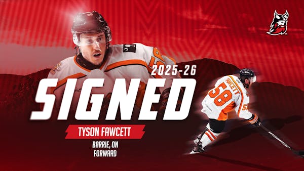 THUNDER SIGN FORWARD TYSON FAWCETT