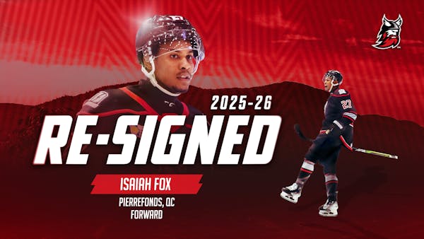 THUNDER RE-SIGN FORWARD ISAIAH FOX