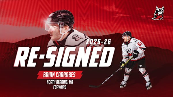 THUNDER RE-SIGN FORWARD BRIAN CARRABES