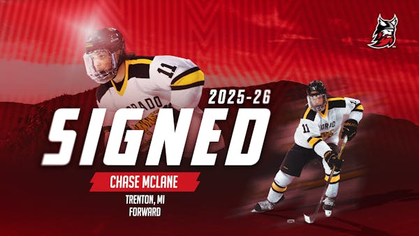 THUNDER SIGN 2020 NHL DRAFT PICK CHASE McLANE
