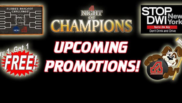 UPCOMING PROMOTIONS