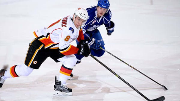 CALGARY FLAMES SIGN FORWARD GARNET HATHAWAY