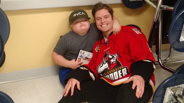 THUNDER VISIT BIG BROTHERS BIG SISTERS
