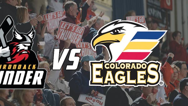THUNDER UNABLE TO COMPLETE WEEKEND SWEEP WITH 6-2 LOSS TO EAGLES