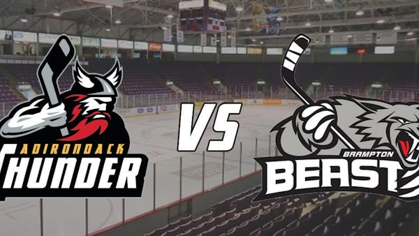 GAMEDAY - ADIRONDACK (29-14-5-4) @ BRAMPTON (30-16-3-4)