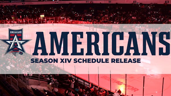 AMERICANS ANNOUNCE 2022-2023 SCHEDULE