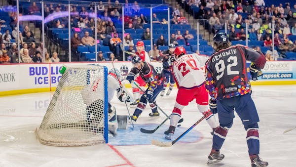 AMERICANS DROP 4-1 DECISION TO OILERS