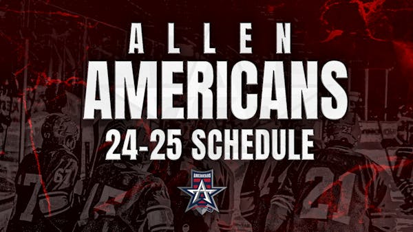 Americans announce 2024-2025 regular season schedule