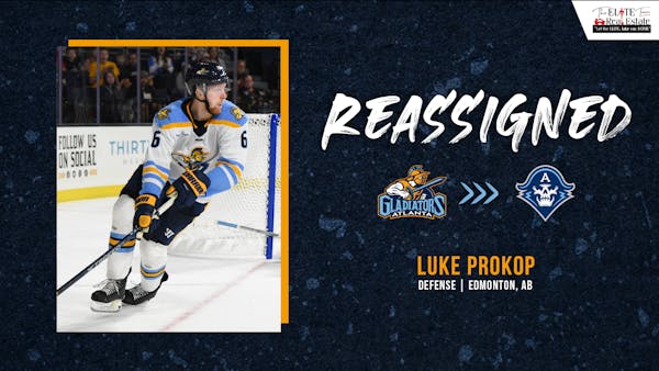 Luke Prokop Re-Assigned to the Milwaukee Admirals