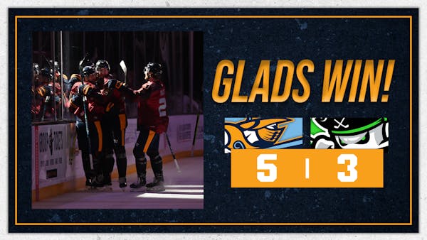 RECAP: Ceci leads Gladiators to victory in first ECHL start
