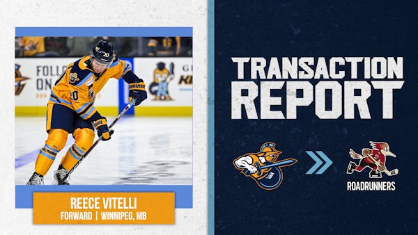 Reece Vitelli and Micah Miller Recalled to AHL Tucson