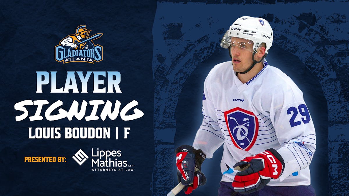 Atlanta Gladiators Add Forward Louis Boudon