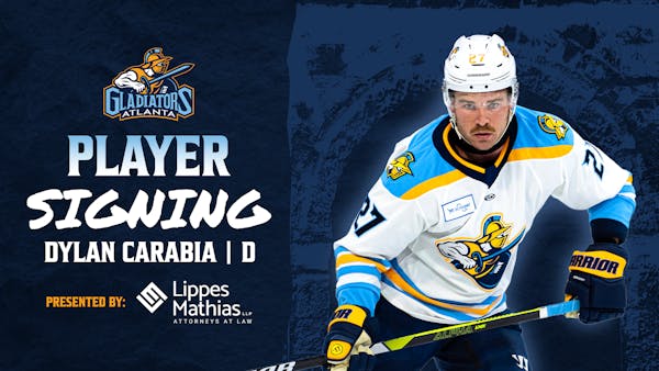 Dylan Carabia Returns to Atlanta for 4th Season with the Gladiators
