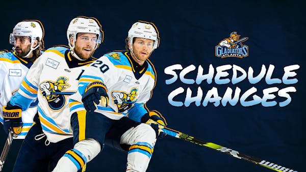 Atlanta Gladiators Announce Changes to the 2025-26 Schedule