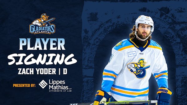 Gladiators Agree to Terms with Zach Yoder