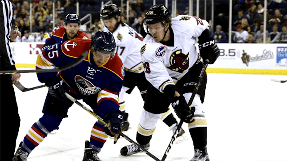 Glads Sink Admirals 4-1