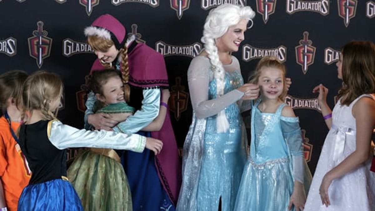 Gladiators Popular Princess Day Returns