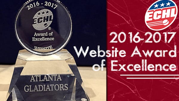 Gladiators Win Website of the Year Award