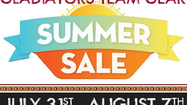 Gladiators Team Gear Summer Sale
