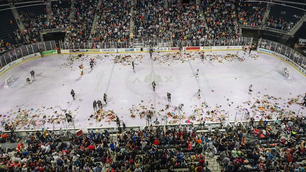 Near Sellout Crowd Witnesses 4-0 Atlanta Win Over Norfolk on Teddy Bear Toss Night