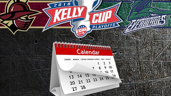 Kelly Cup Playoff's First Round Schedule Announced