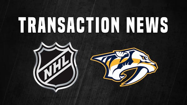 Svoboda Summoned by NHL's Predators