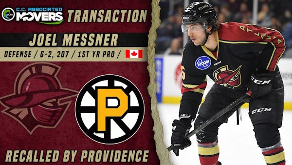 Messner Recalled by P-Bruins, McMartin Signed