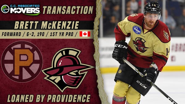 McKenzie Returns from AHL’s Bruins