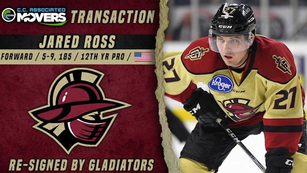 Former NHLer Jared Ross Re-signs with Atlanta