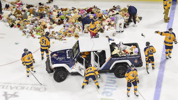 Fans shatter teddy bear record, Glads shatter Norfolk 7-0