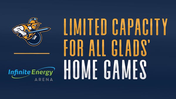 Limited Capacity for Glads' home games in '20-21