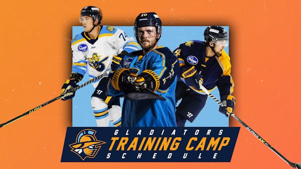Training Camp Dates Announced for Gladiators