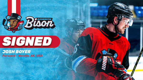 Bison Ink Josh Boyer for 2025-26 Season