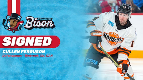 Bison Sign Defenseman Cullen Ferguson