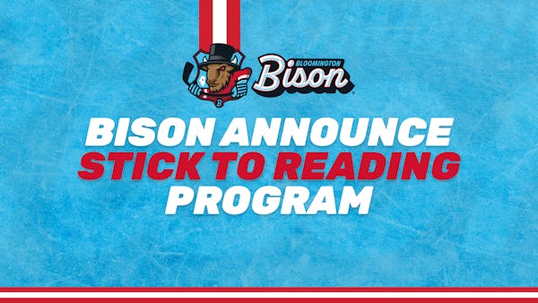 Bison Announce Stick 2 Reading Youth Literacy Program