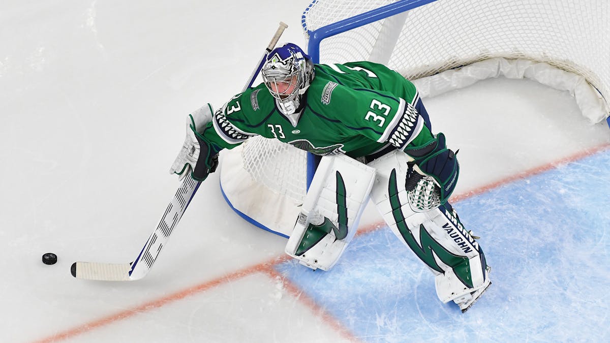 Action photo of Cam Johnson of the Florida Everblades