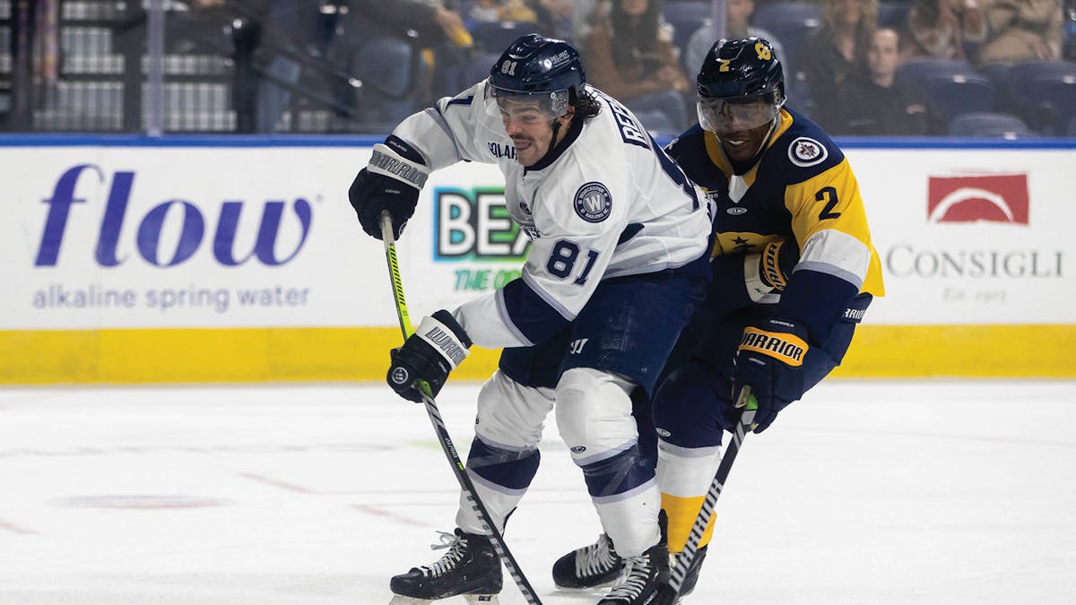 Action photo of Anthony Repaci of the Worcester Railers