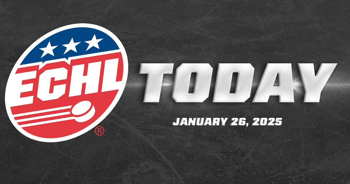 Official Site of The ECHL ECHL Today Jan. 26 Official Site of The ECHL ECHL Today Jan. 26